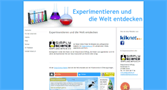 Desktop Screenshot of kiknet-simplyscience.org