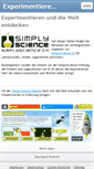Mobile Screenshot of kiknet-simplyscience.org